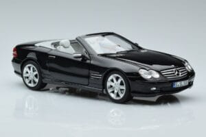 Mercedes SL500 R230 Negru Norev 1:18 183840 Metal - imaginea 5 din 8