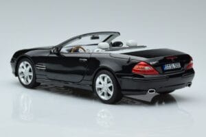 Mercedes SL500 R230 Negru Norev 1:18 183840 Metal - imaginea 6 din 8