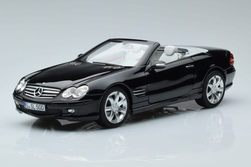 Mercedes SL500 R230 Negru Norev 1:18 183840 Metal