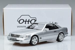 Mercedes SL 73 AMG R129 Brilliant Argintiu Otto 1:18 OT240 Rășină - imaginea 6 din 6