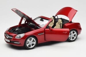 Mercedes SLK R172 Designo Zircon Roșu Minichamps 1:18 B66960513 Metal - imaginea 2 din 8