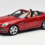 Mercedes SLK R172 Designo Zircon Roșu Minichamps 1:18 B66960513