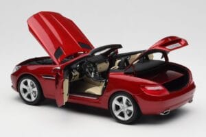 Mercedes SLK R172 Designo Zircon Roșu Minichamps 1:18 B66960513 Metal - imaginea 5 din 8