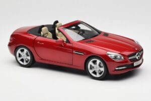 Mercedes SLK R172 Designo Zircon Roșu Minichamps 1:18 B66960513 Metal - imaginea 6 din 8