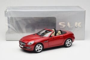 Mercedes SLK R172 Designo Zircon Roșu Minichamps 1:18 B66960513 Metal - imaginea 8 din 8