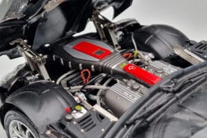 Mercedes SLR McLaren Negru CMC 1:18 M-045F Metal - imaginea 9 din 10