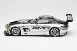 Mercedes SLS AMG GT3 #96 M. Hakkinen AMG Customer Sports 6 Hours of Zhuhai ILMC 2011 Minichamps 1:18 B66960197 Metal - imaginea 3 din 6