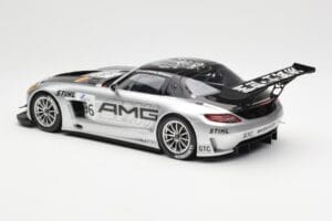Mercedes SLS AMG GT3 #96 M. Hakkinen AMG Customer Sports 6 Hours of Zhuhai ILMC 2011 Minichamps 1:18 B66960197 Metal - imaginea 5 din 6