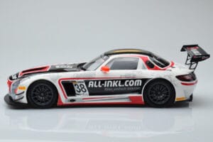 Mercedes SLS AMG GT3 Munnich Motorsport #38 M. Basseng / M. Winkelhock Champions FIA GT1 World Championship 2012 Minichamps 1 - imaginea 3 din 6