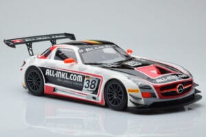 Mercedes SLS AMG GT3 Munnich Motorsport #38 M. Basseng / M. Winkelhock Champions FIA GT1 World Championship 2012 Minichamps 1 - imaginea 4 din 6