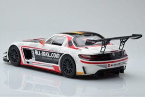 Mercedes SLS AMG GT3 Munnich Motorsport #38 M. Basseng / M. Winkelhock Champions FIA GT1 World Championship 2012 Minichamps 1 - imaginea 5 din 6