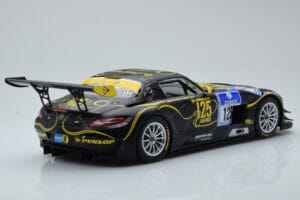 Mercedes SLS AMG GT3 Rowe Racing #125 Zehe / Bullitt / Renger / Hartung ADAC 24 Hours of Nurburgring 2013 Minichamps 1:18 151 - imaginea 2 din 6