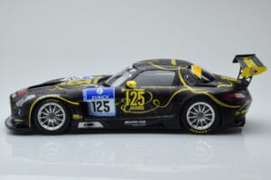 Mercedes SLS AMG GT3 Rowe Racing #125 Zehe / Bullitt / Renger / Hartung ADAC 24 Hours of Nurburgring 2013 Minichamps 1:18 151 - imaginea 3 din 6