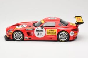 Mercedes SLS AMG GT3 #35 Team Black Falcon T. Heyer / Jafer / Lemeret 24 Hours of Spa 2011 Minichamps 1:18 151113135 Metal - imaginea 3 din 6