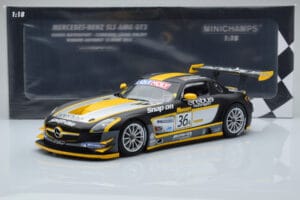 Mercedes SLS AMG GT3 Team Erebus Motorsport #36 B. Schneider / A. Jager / C. Roloff Winners Bathurst 12 Hours 2013 Minichamps - imaginea 6 din 6