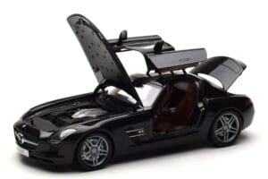 Mercedes SLS AMG Obsidian Negru Metalizat Minichamps 1:18 B66960042 Metal - imaginea 2 din 7