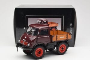 Mercedes Unimog 401 With Westfalia Cabin Schuco 1:18 450014300 Metal - imaginea 8 din 8