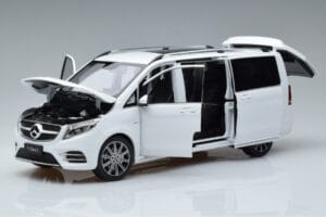 Mercedes V-Class W447 V260L Alb OEM 1:18 QALCN89911149 Metal - imaginea 2 din 8