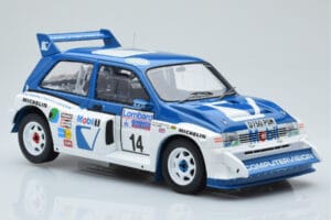 MG Metro 6R4 #14 D. Llewellin / P. Short RAC Rally 1986 IXO 1:18 18RMC068C Metal - imaginea 4 din 6