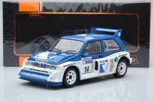 MG Metro 6R4 #14 D. Llewellin / P. Short RAC Rally 1986 IXO 1:18 18RMC068C Metal - imaginea 6 din 6