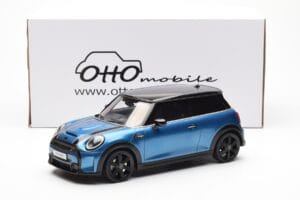 Mini Cooper S F56 Island Albastru Otto 1:18 OT982 Rășină - imaginea 6 din 6