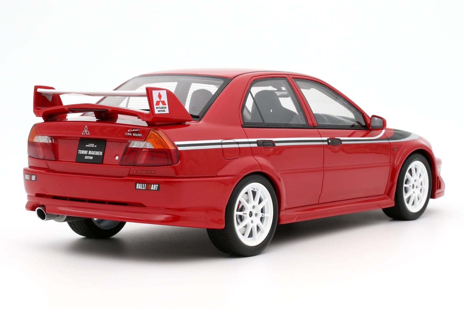 Mitsubishi Lancer Evolution VI CP9A Tommi Makinen Edition Roșu Otto 1:18 OT422 Rășină - imaginea 2 din 5