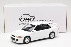 Mitsubishi Lancer Evo III Scotia Alb Otto 1:18 OT1065 Rășină - imaginea 6 din 6