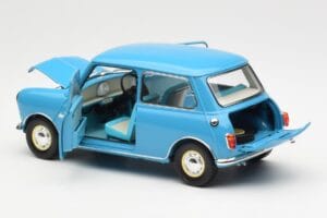 Morris Mini Minor Albastru Kyosho 1:18 08964BL Metal - imaginea 5 din 8