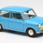 Morris Mini Minor Albastru Kyosho 1:18 08964BL - image 6 of 8