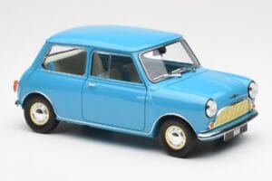 Morris Mini Minor Albastru Kyosho 1:18 08964BL Metal - imaginea 6 din 8