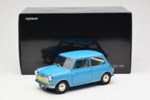 Morris Mini Minor Albastru Kyosho 1:18 08964BL Metal - imaginea 8 din 8