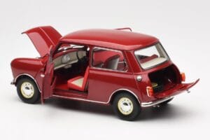 Morris Mini Minor Roșu Kyosho 1:18 08964R Metal - imaginea 5 din 8