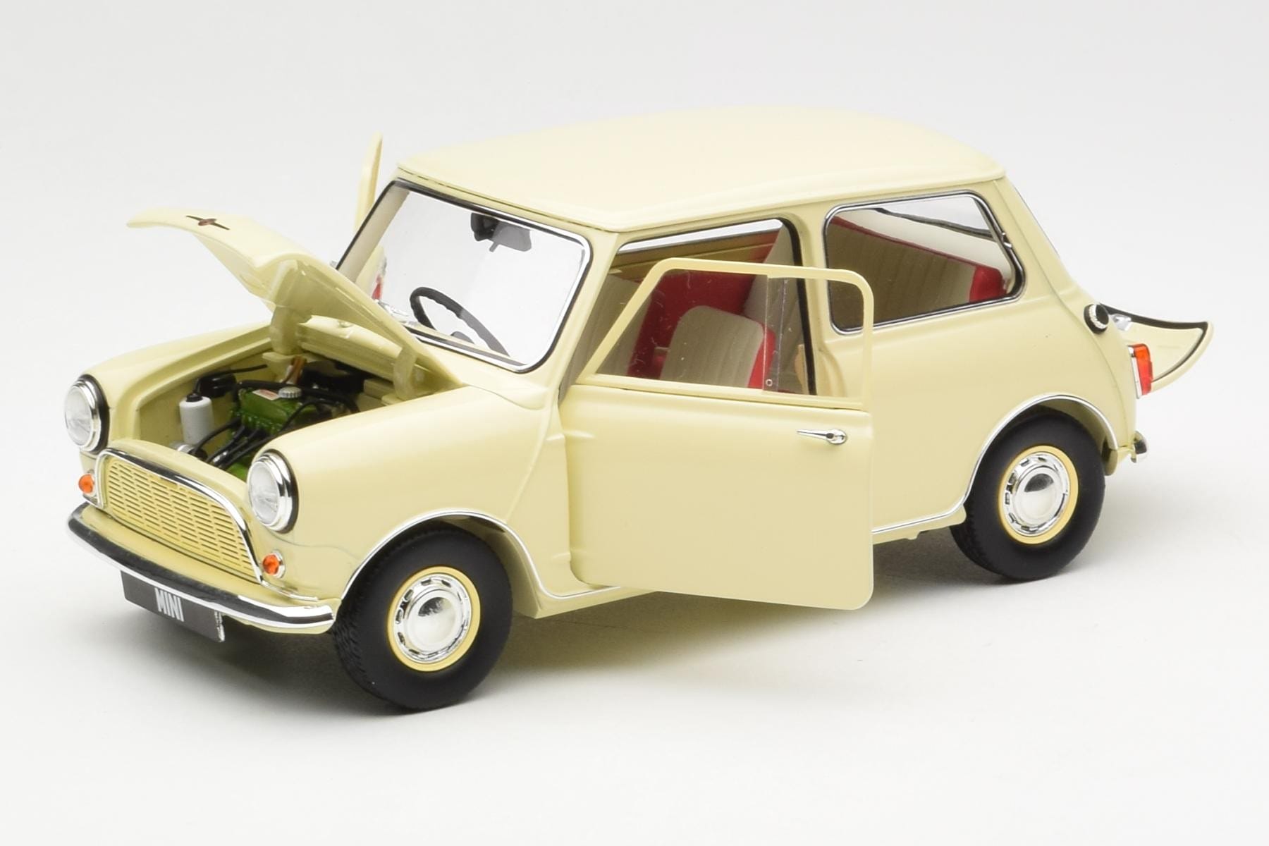 Morris Mini Minor Alb Kyosho 1:18 08964W Metal - imaginea 2 din 8