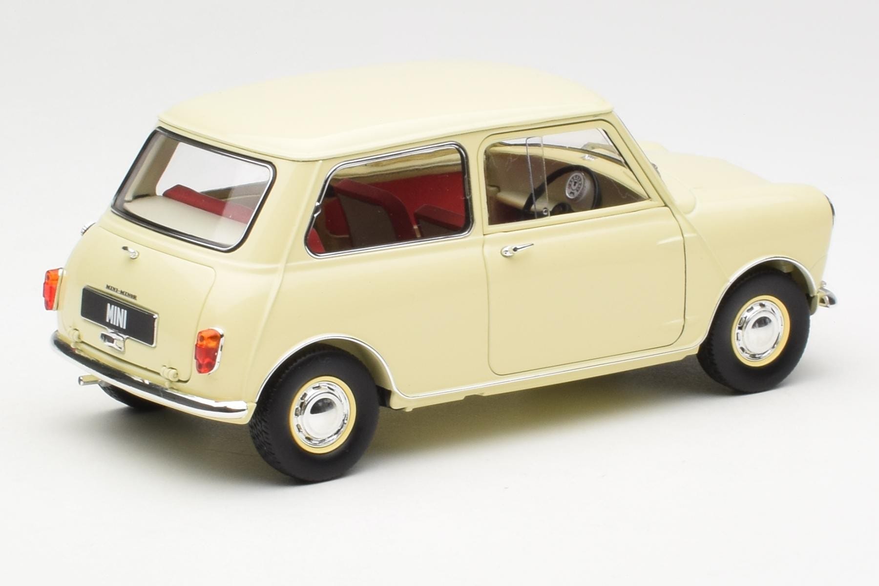 Morris Mini Minor Alb Kyosho 1:18 08964W Metal - imaginea 3 din 8