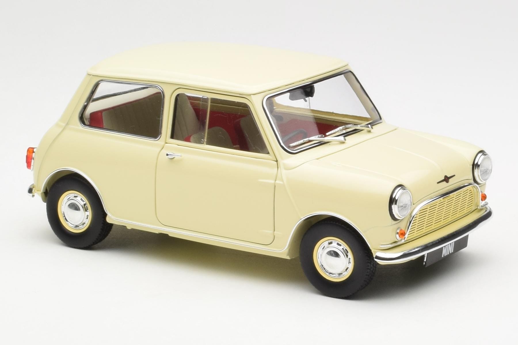 Morris Mini Minor Alb Kyosho 1:18 08964W Metal - imaginea 6 din 8