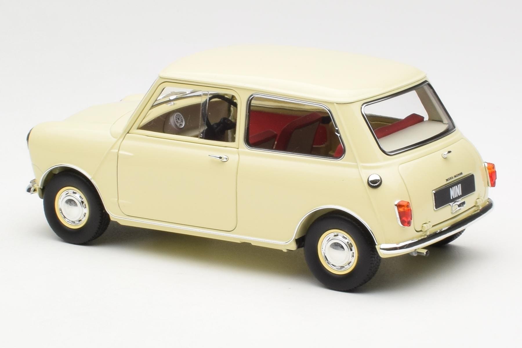 Morris Mini Minor Alb Kyosho 1:18 08964W Metal - imaginea 7 din 8