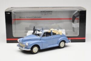 Morris Minor Cabriolet Albastru Minichamps 1:18 150137030 Metal - imaginea 8 din 8