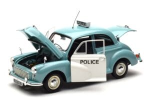 Morris Minor Poliție Albastru & Alb Minichamps 1:18 150137090 Metal - imaginea 2 din 8