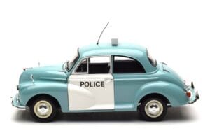 Morris Minor Poliție Albastru & Alb Minichamps 1:18 150137090 Metal - imaginea 4 din 8