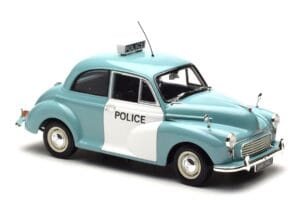 Morris Minor Poliție Albastru & Alb Minichamps 1:18 150137090 Metal - imaginea 6 din 8