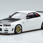 Nissan Skyline GT-R R34 Nismo Z-Tune Alb MotorHelix 1:18
