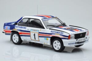Opel Ascona 400 Rothmans #1 W. Rohrl / C. Geistdorfer Rally Acropolis 1982 IXO 1:18 18RMC097A Metal - imaginea 4 din 6