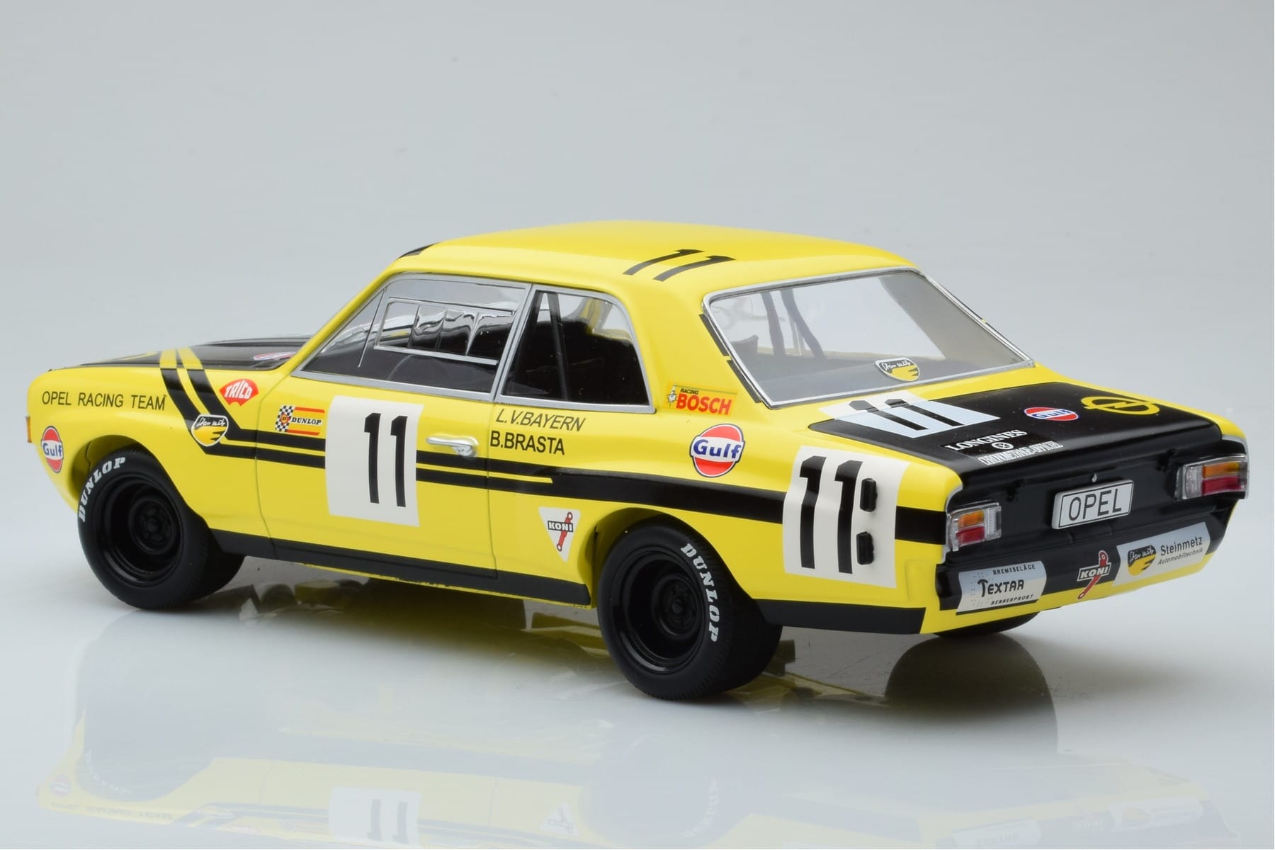 Opel Commodore A Steinmetz #11 E. von Bayern / Johansson 24 Hours of Spa 1970 Minichamps 1:18 155704611 Metal - imaginea 5 din 6