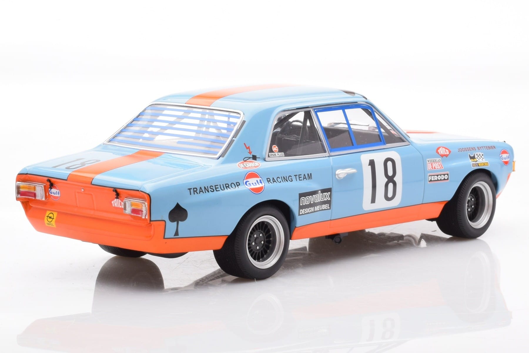 Opel Commodore A Steinmetz Gulf #18 Joossens / Byttebier 24 Hours of Spa 1971 Minichamps 1:18 155714618 Metal - imaginea 2 din 6