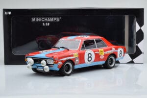 Opel Commodore A Steinmetz #8 Tuerlinx / T. Pilette 24 Hours of Spa 1972 Minichamps 1:18 155724608 Metal - imaginea 6 din 6