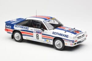 Opel Manta 400 Rothmans #8 J. McRae / I. Grindrod Lombard RAC Rally 1983 IXO 1:18 18RMC038A Metal - imaginea 4 din 6