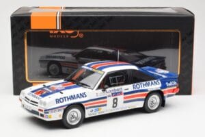 Opel Manta 400 Rothmans #8 J. McRae / I. Grindrod Lombard RAC Rally 1983 IXO 1:18 18RMC038A Metal - imaginea 6 din 6