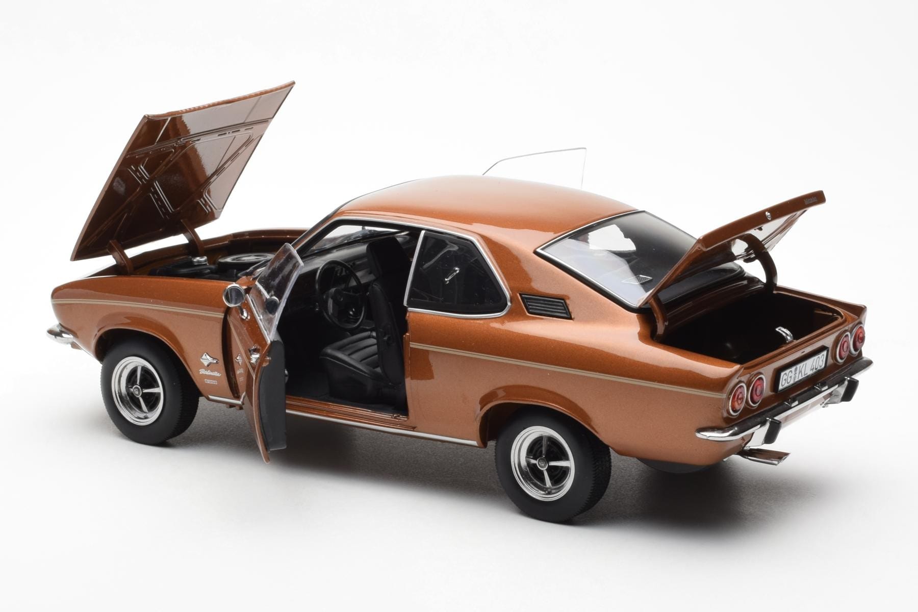 Opel Manta A Bronz Metalic Norev 1:18 183624 Metal - imaginea 5 din 8