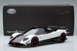 Pagani Zonda Cinque Alb Benny Almost Real 1:18 850601001 Metal - imaginea 12 din 12