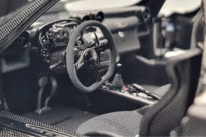 Pagani Zonda Cinque Alb Benny Almost Real 1:18 850601001 Metal - imaginea 8 din 12